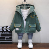 Toddler Boys Jackets Boys' Spring and Autumn Clothing Coat Anorak