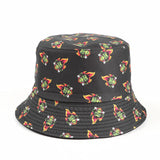 Bucket Hat Fishing Cap Cotton Print Fisherman Hat Hip Hop Bucket Hat Men and Women Fashion
