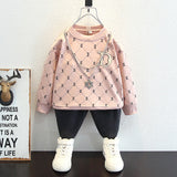 Toddler Boys Sweater Boy's Hoody Spring and Autumn Casual round Neck