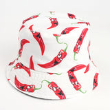 Bucket Hat Fishing Cap Cotton Print Fisherman Hat Printing Men and Women Outdoor Leisure