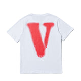 Vlone T Shirt Big V Boys Popular Short Sleeve T-Shirt