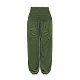 Coachella Music Festival Outfits Women's Casual Loose Bloomers Sports Trousers
