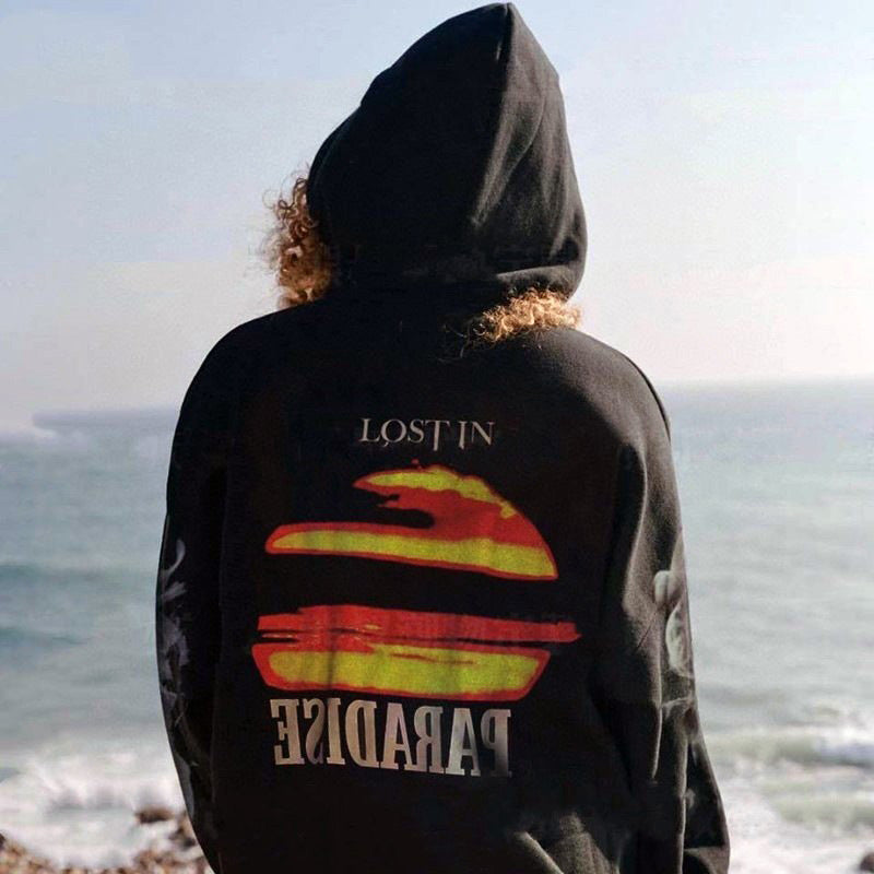 Askyurself Hoodie Vintage Fire Cloud Coat Hoodie Fog