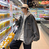 Men Denim Jackets Spring and Autumn Denim Jacket Men's Top