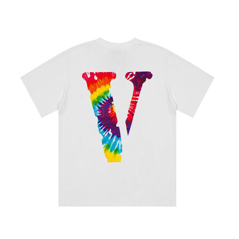 Vlone T Shirt Half Sleeve Men'S And Women'S Loose T-Shirt