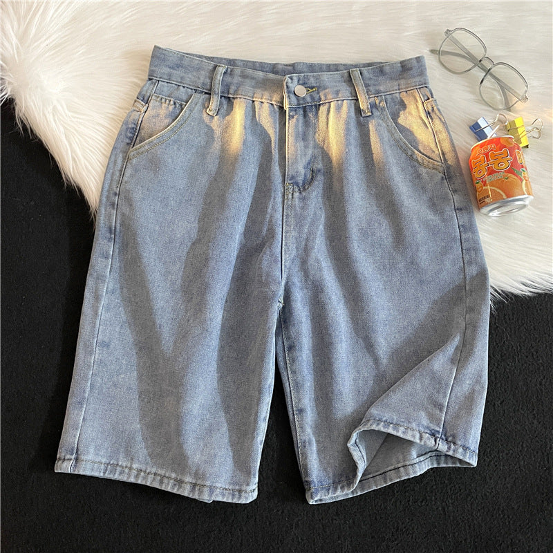 Men Denim Shorts Summer Denim Shorts Male