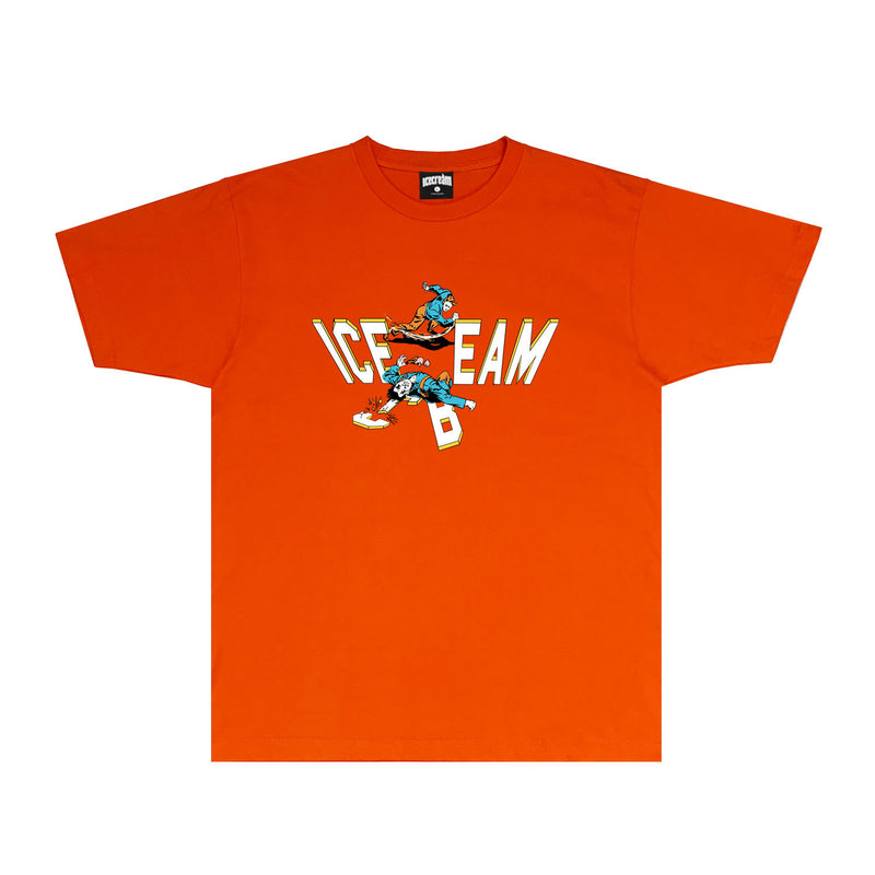 Ice Cream Running Dog T Shirt Loose Printed Audio Rap T-shirt