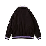 Man Fall Outfits Autumn Jacket Loose Embroidered Sports Baseball Uniform Jacket