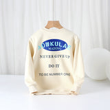 Children Long Sleeve Shirts Spring and Autumn Sweater Terry Bottoming Shirt