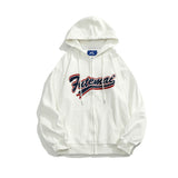 Men's Graphic Hoodies Men's Autumn Hooded Cardigan Sweater Men's and Women's Casual Jacket
