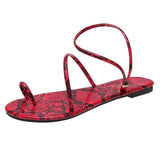 Women Open Toe Sandals Flats Spring Flat Beach Casual Sandals for Women