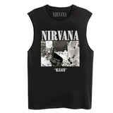 Nirvana T Shirt Rock Sleeveless T-Shirt Vest