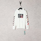 off White Hoodie Printed Men's Women's Pullover Ow Casual Loose Coat