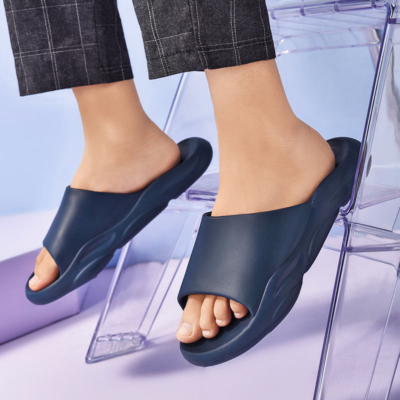 Mens Slide Slippers Men'S Summer Slippers Outdoor Sandals Men'S Beach