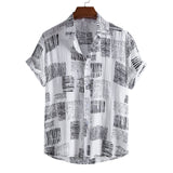 Camp Collar Shirt Floral Short Sleeve Cardigan