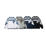 Crew Neck Sweatshirts for Men Men's Autumn Wear Printed Crew Neck Sweatshirt Casual