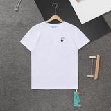 Off White T Shirts Back Gradient Black And White Classic Cross Arrow