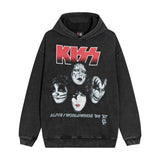 Nirvana Hoodie Fog Style Apollo Kiss Distressed Loose