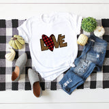 Valentine 'S Day T Shirts Couples Top Short Sleeve T-shirt For Women