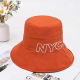 Women Bucket Hat Fisherman Middle Brim Sun Protection