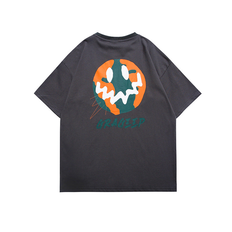 Men T Shitrs Geometric Pattern Printing