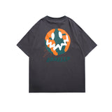 Men T Shitrs Geometric Pattern Printing