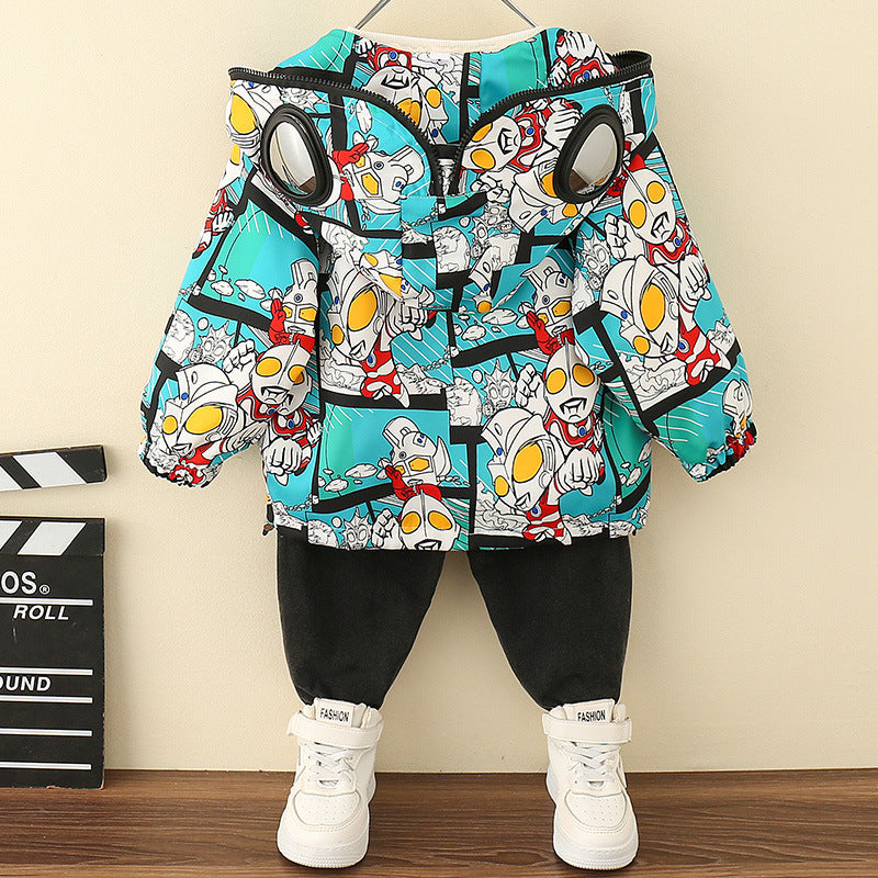 Toddler Boys Jackets Coat Boys' Spring and Autumn Anorak Autumn Clothing