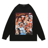 Man Fall Outfits Vintage Long Sleeve T-shirt for Men and Women