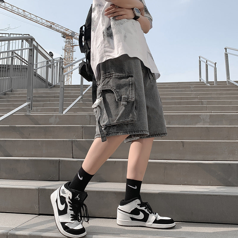 Men Denim Shorts Summer Denim Shorts Men