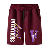 Vlone Shorts Men'S Casual Summer Sports Pants Beach Pants