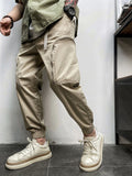 Cuffed Cargo Pants Summer Men 'S Trousers Workwear Casual Pants