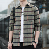 Men Shirts Long Sleeve Shirt Coat Loose