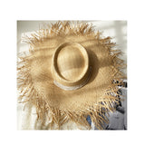 Straw Hat Summer Rough Brim Sun-Proof Temperament Beach Hat
