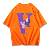 Vlone T Shirts Printed Hip Hop Couple Short Sleeve T-Shirt
