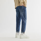 Men Jeans Blue Straight Jeans Men Spring Concise