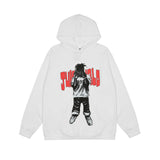 Vlone Hoodie Terry Autumn And Winter High Street Loose Hip Hop Cotton Short Sleeve