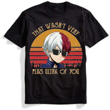 Anime Hoddies My Hero Academia Anime Short Sleeve round Neck T-shirt