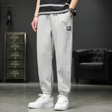 Grey Sweatpants Sweatpants Men's Sports Trousers Spring and Autumn Solid Color Ankle Banded Pants