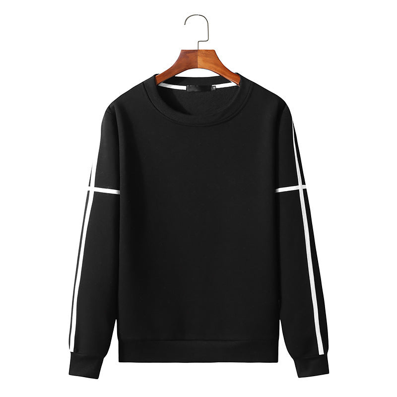 Men's Sweatshirt Men's round Neck Sweater Baggy Coat
