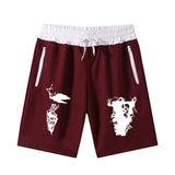 Vlone Shorts Printed Shorts Men'S Summer Loose Sports And Leisure