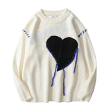 Valentine 'S Day Jacket Autumn And Winter Love Soft Glutinous Sweater Men 'S And Women 'S Long Sleeves Oversize Couple Sweater