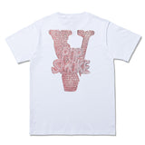 Vlone T Shirt Four Seasons Base Short Sleeve Vlone Palm Large V Printed Loose T-Shirt