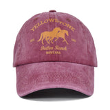Beth Dutton Hat Graffiti Printing Baseball Cap Yellowstone Yellow Baseball Cap