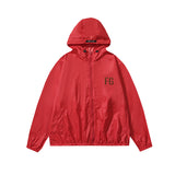 Fog Fear of God Hooded Sun Protection Shirt Casual High Street Loose Flocking Jacket