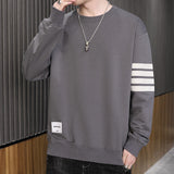 Men's Sweatshirt Men's Long Sleeve round Neck Baggy Coat Men's Clothing