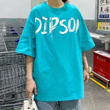 Men T-Shirts Loose Printed Half Sleeve