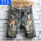 Men Jorts Men's Denim Summer Shorts Loose plus Size