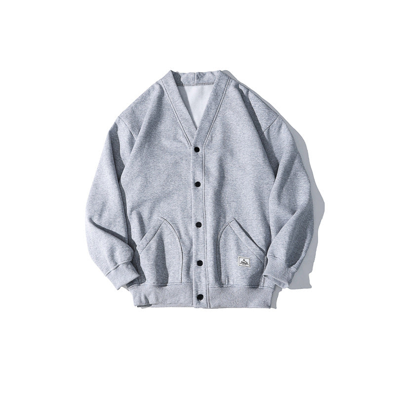 Men Jackets Hoodless Sweater Cardigan