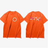 Squid Game Costume Casual Printed Men's and Women's Short Sleeve T-shirt