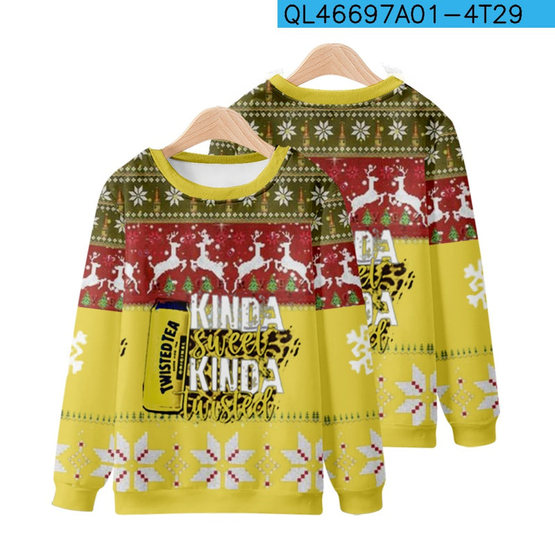 Men and Women Grinch Sweater Elk 3D Printed Loose Sweatshirt